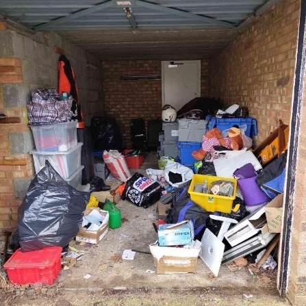 Before Garage Clearance In Letchworth